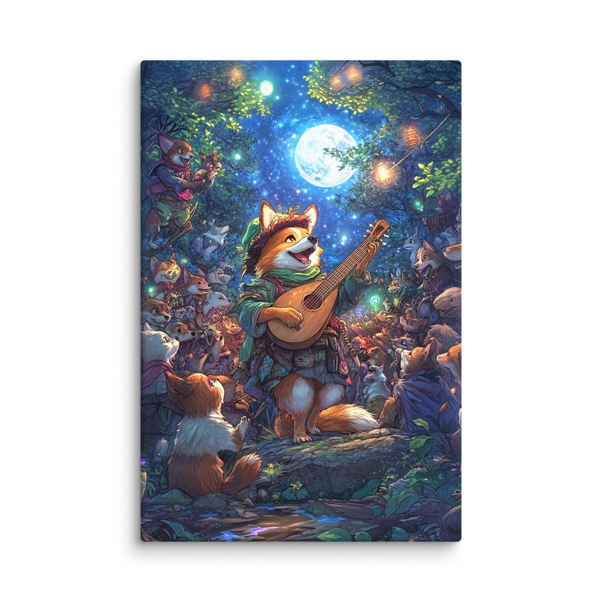 The Woodland Serenade – Canvas Print - BBairt