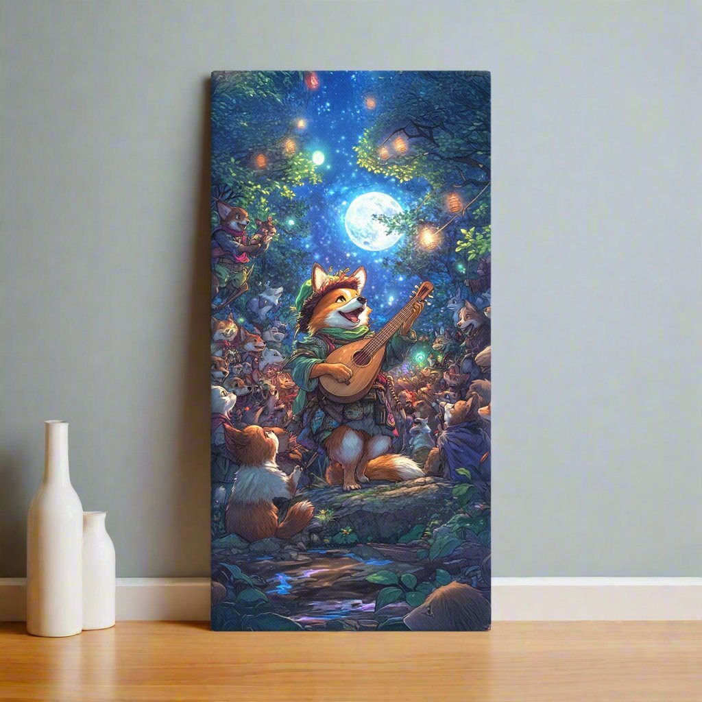 The Woodland Serenade – Canvas Print - BBairt