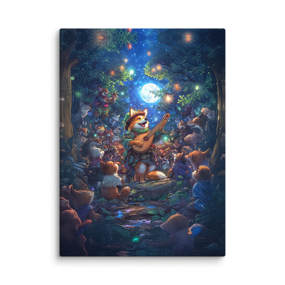 The Woodland Serenade – Canvas Print - BBairt