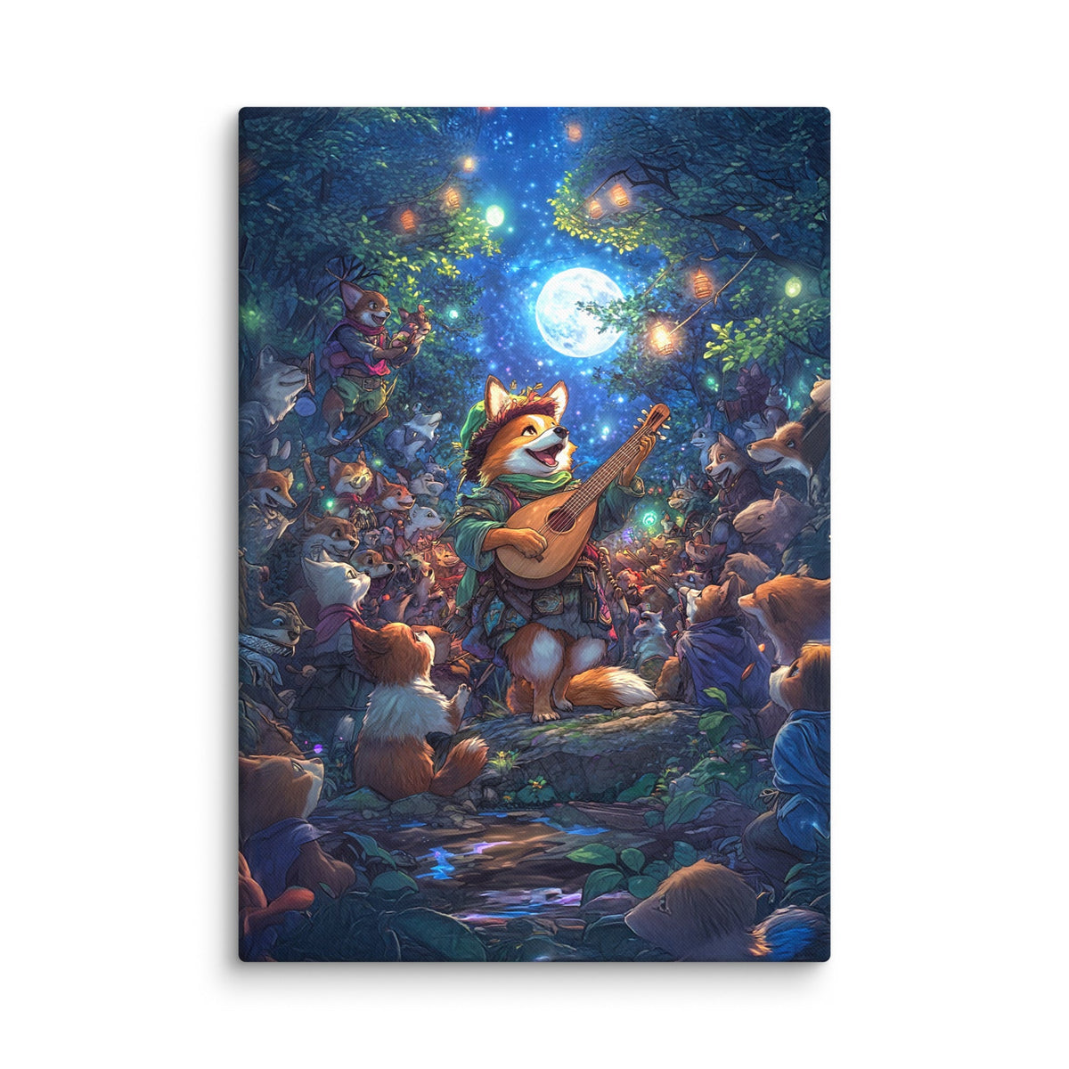The Woodland Serenade – Canvas Print - BBairt