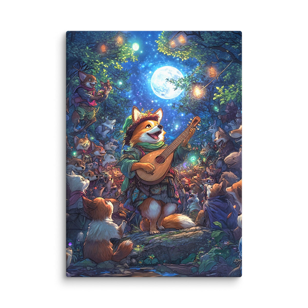 The Woodland Serenade – Canvas Print - BBairt