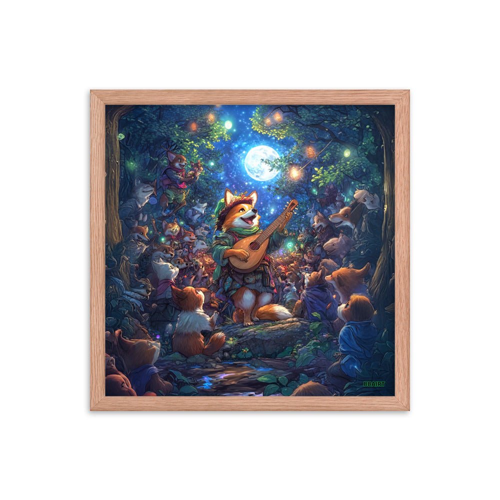 The Woodland Serenade - Framed Photo Paper Poster - BBairt