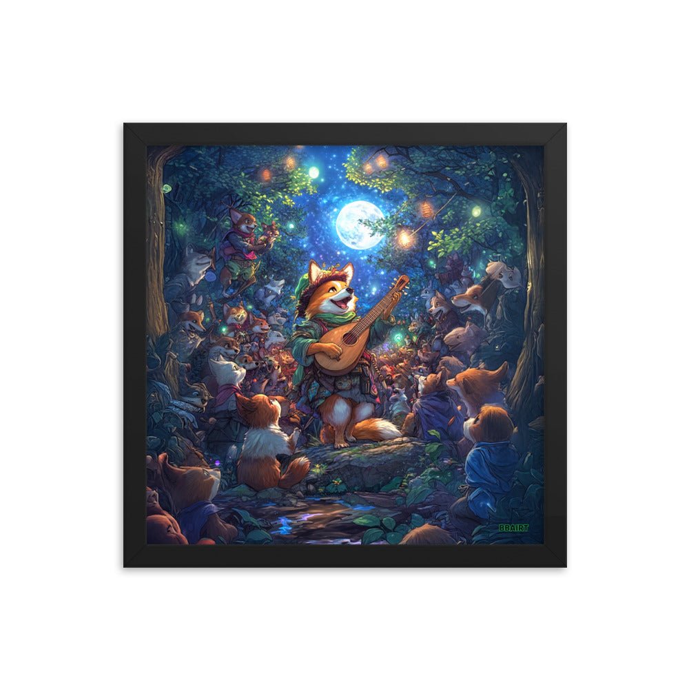 The Woodland Serenade - Framed Photo Paper Poster - BBairt