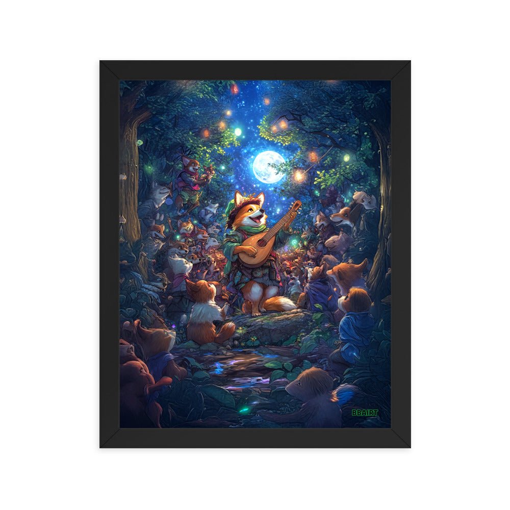 The Woodland Serenade - Framed Photo Paper Poster - BBairt