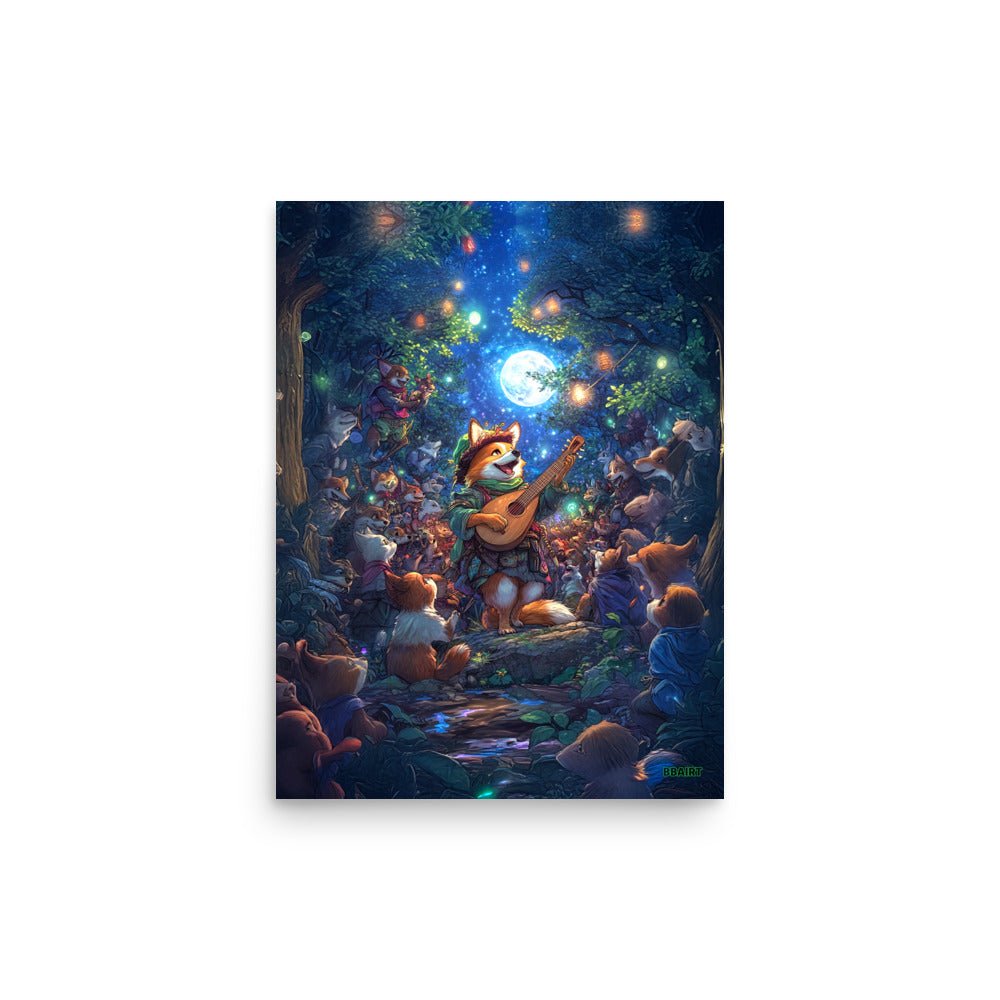 The Woodland Serenade – Photo Paper Poster - BBairt