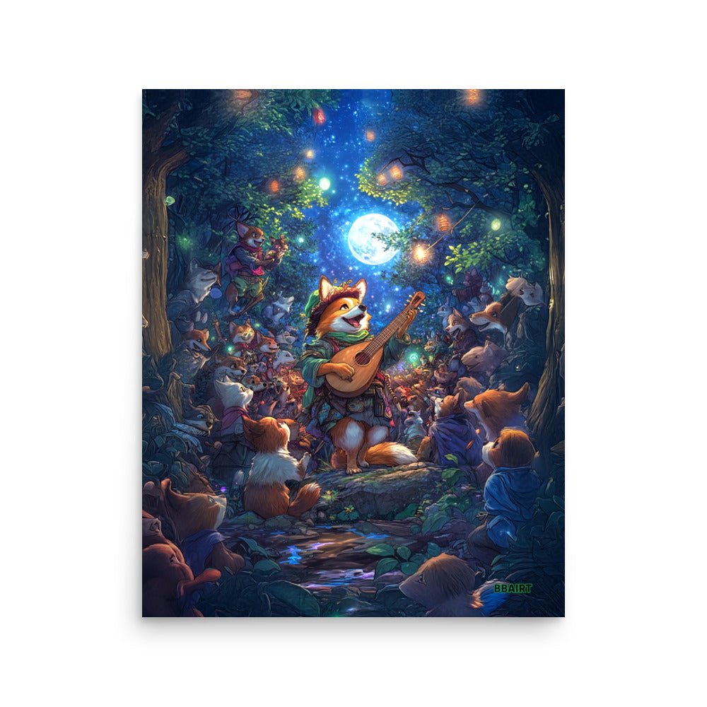 The Woodland Serenade – Photo Paper Poster - BBairt
