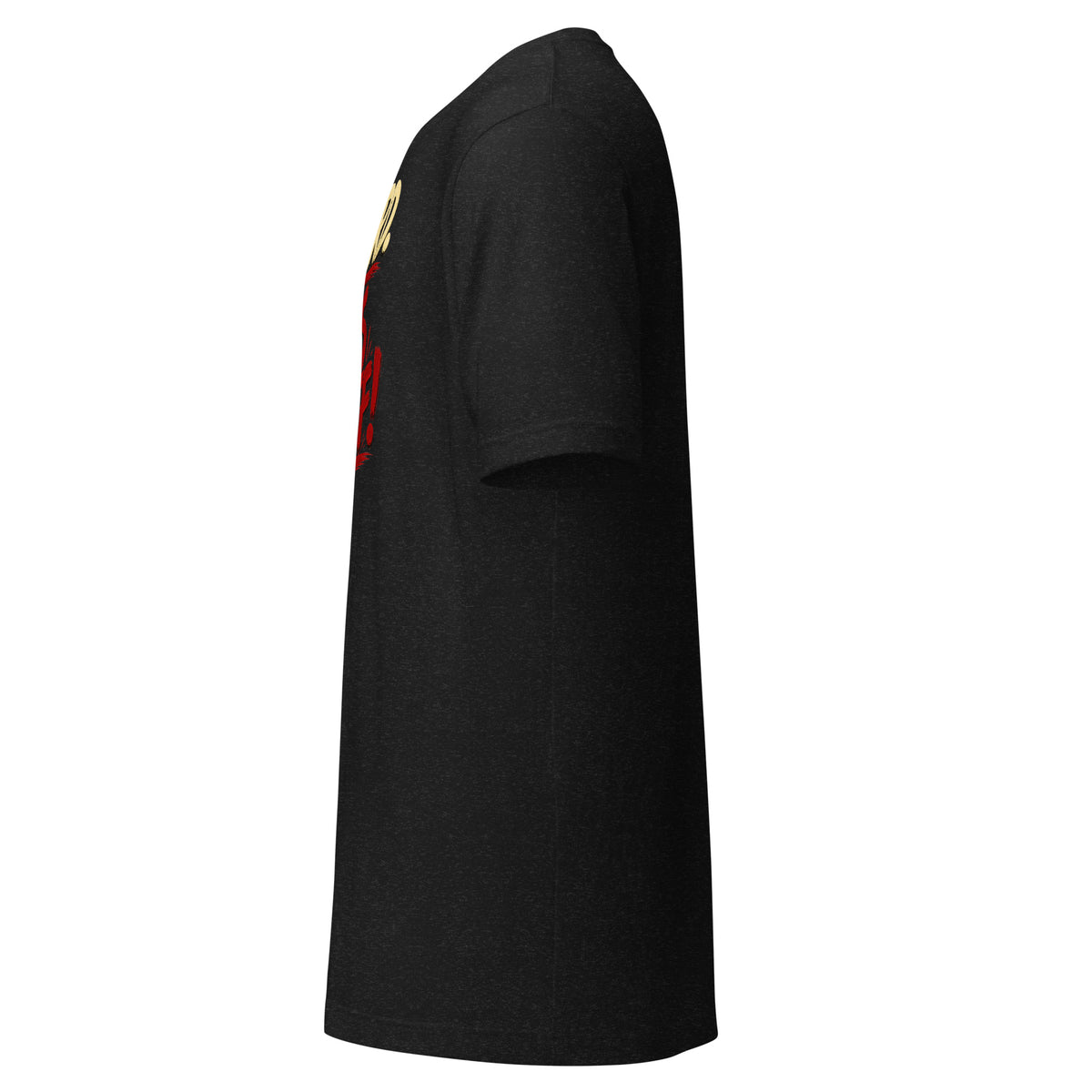 Heard. Yes Chef! unisex staple T-shirt — black heather left view mockup