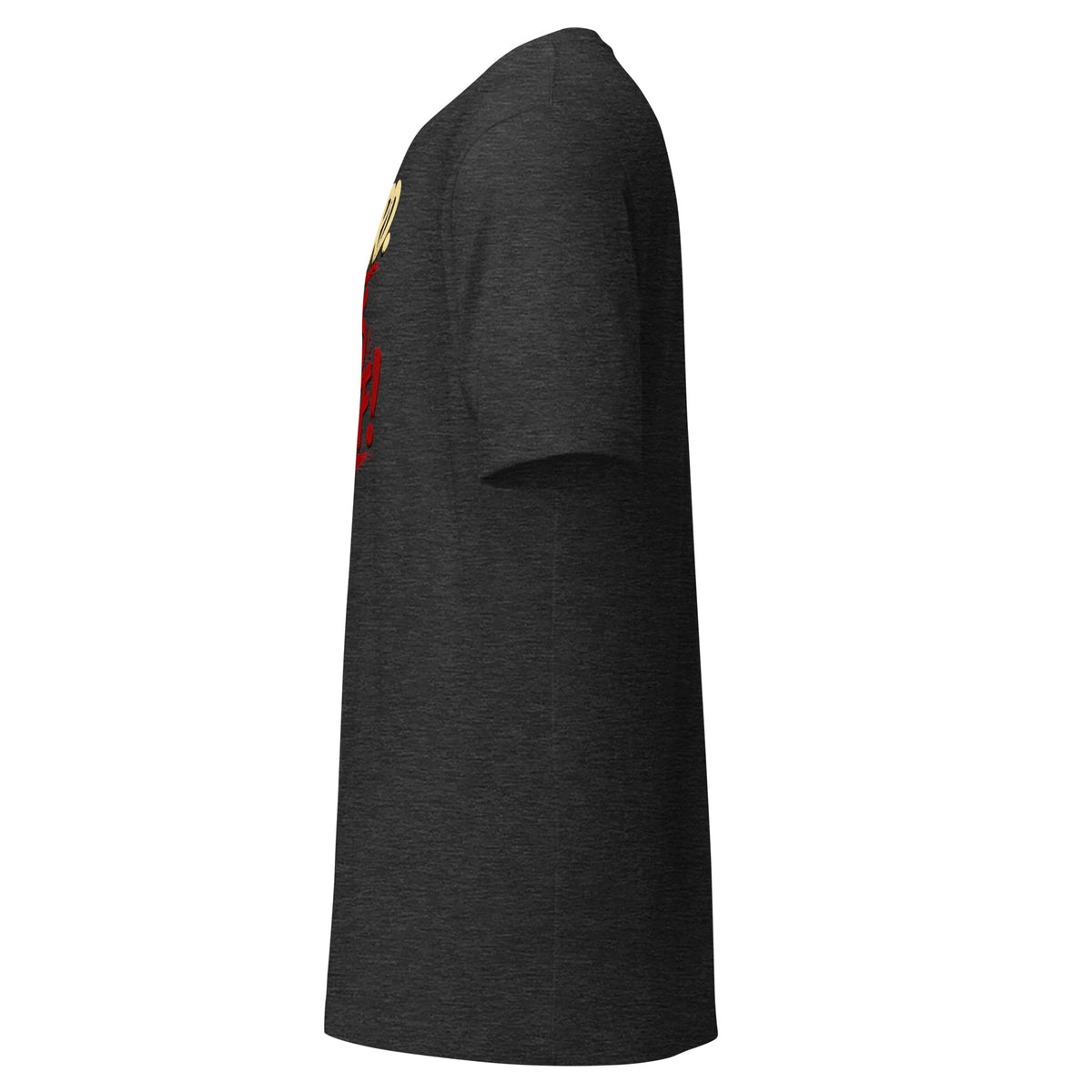 Heard. Yes Chef! unisex staple T-shirt — dark grey heather left view mockup
