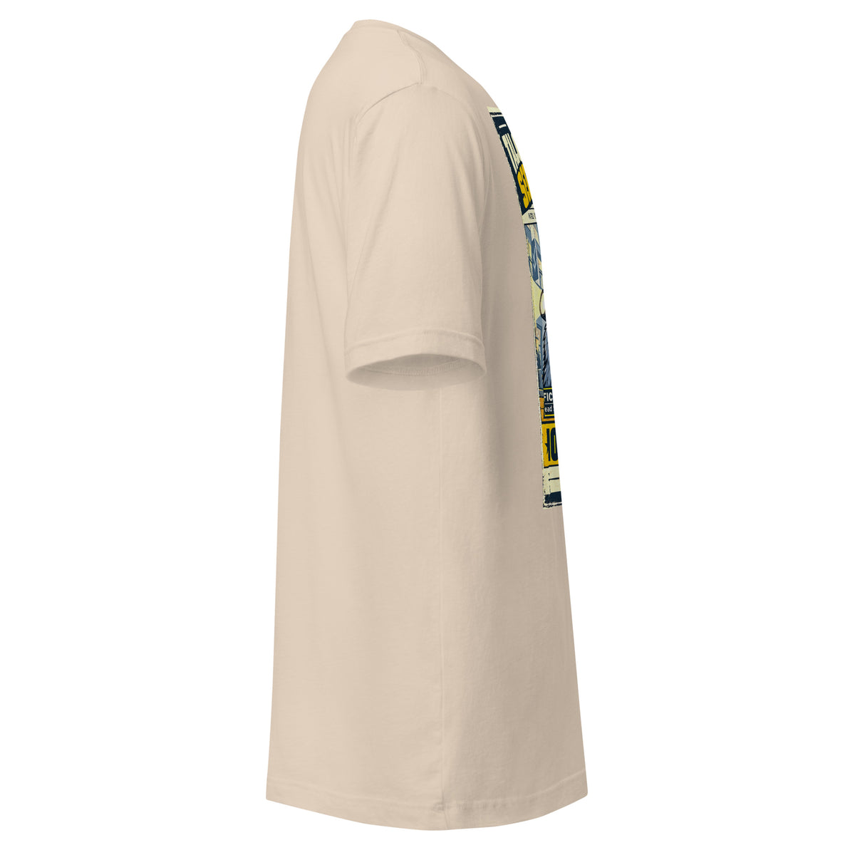 Talon Mall Security – Birds of Labor unisex staple T-shirt, soft cream right view mockup