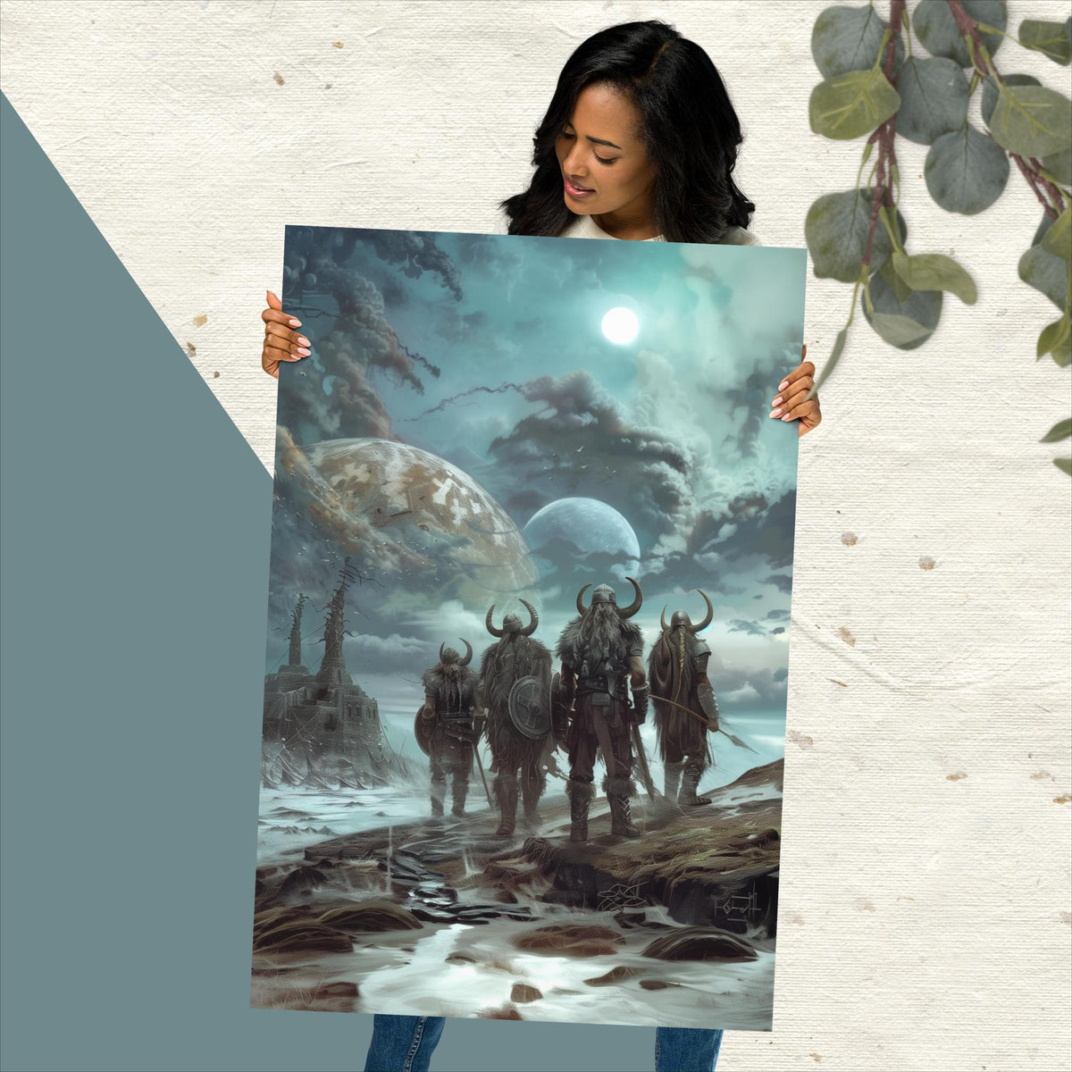 Vanguard of the Voidborn Siege - Photo paper poster - BBairt