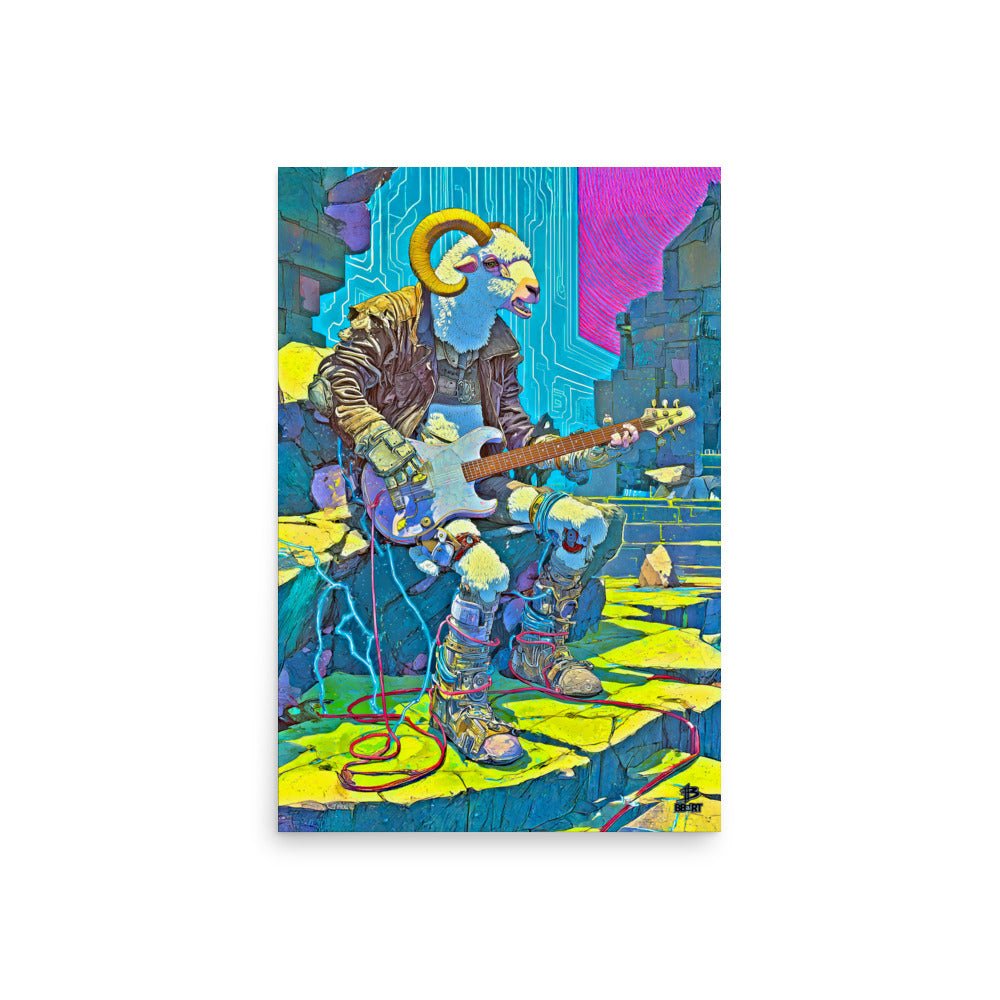 Voltage Riff – Photo Paper Poster - BBairt