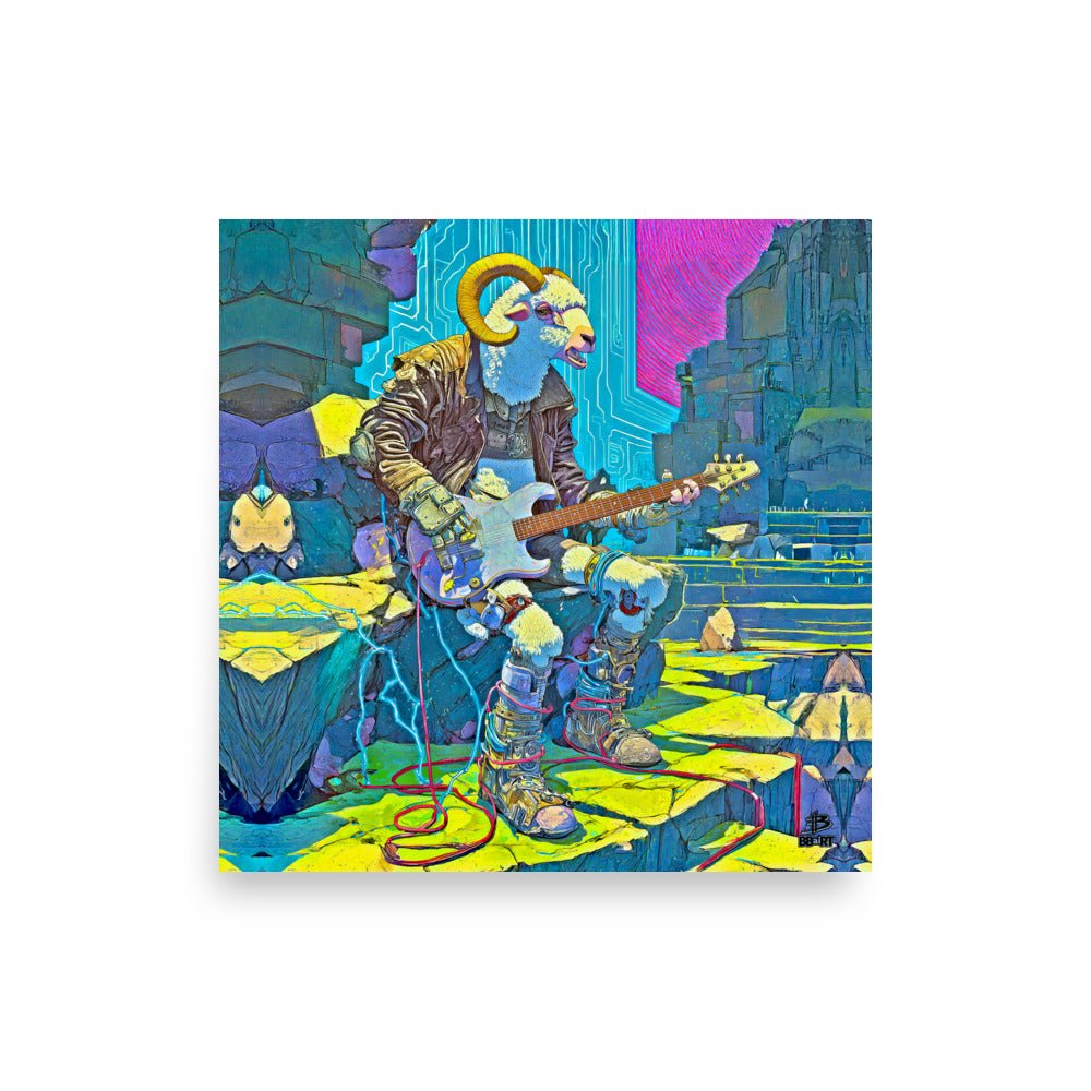 Voltage Riff – Photo Paper Poster - BBairt