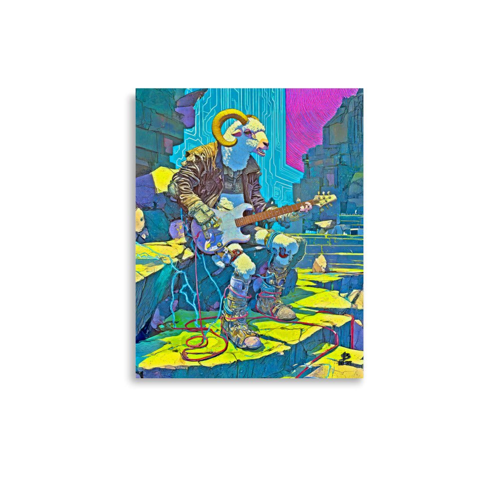 Voltage Riff – Photo Paper Poster - BBairt