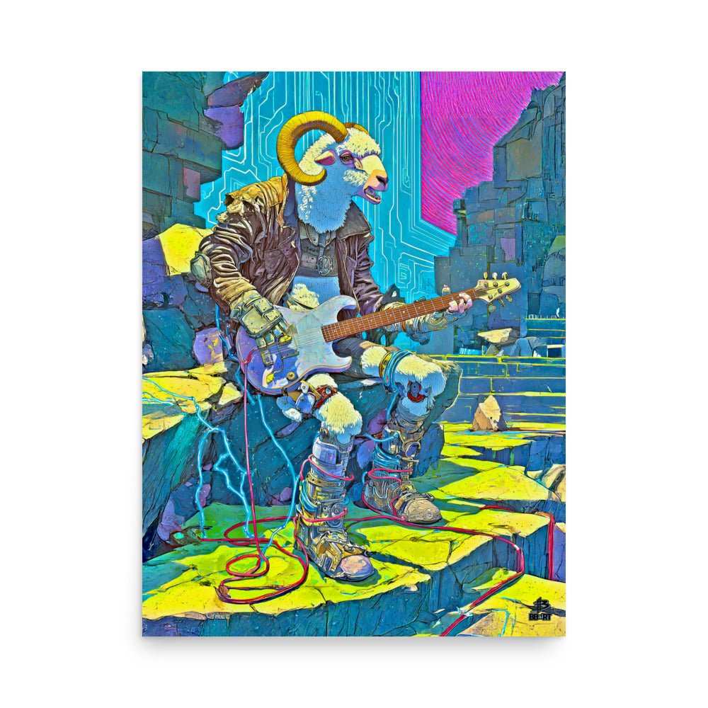 Voltage Riff – Photo Paper Poster - BBairt