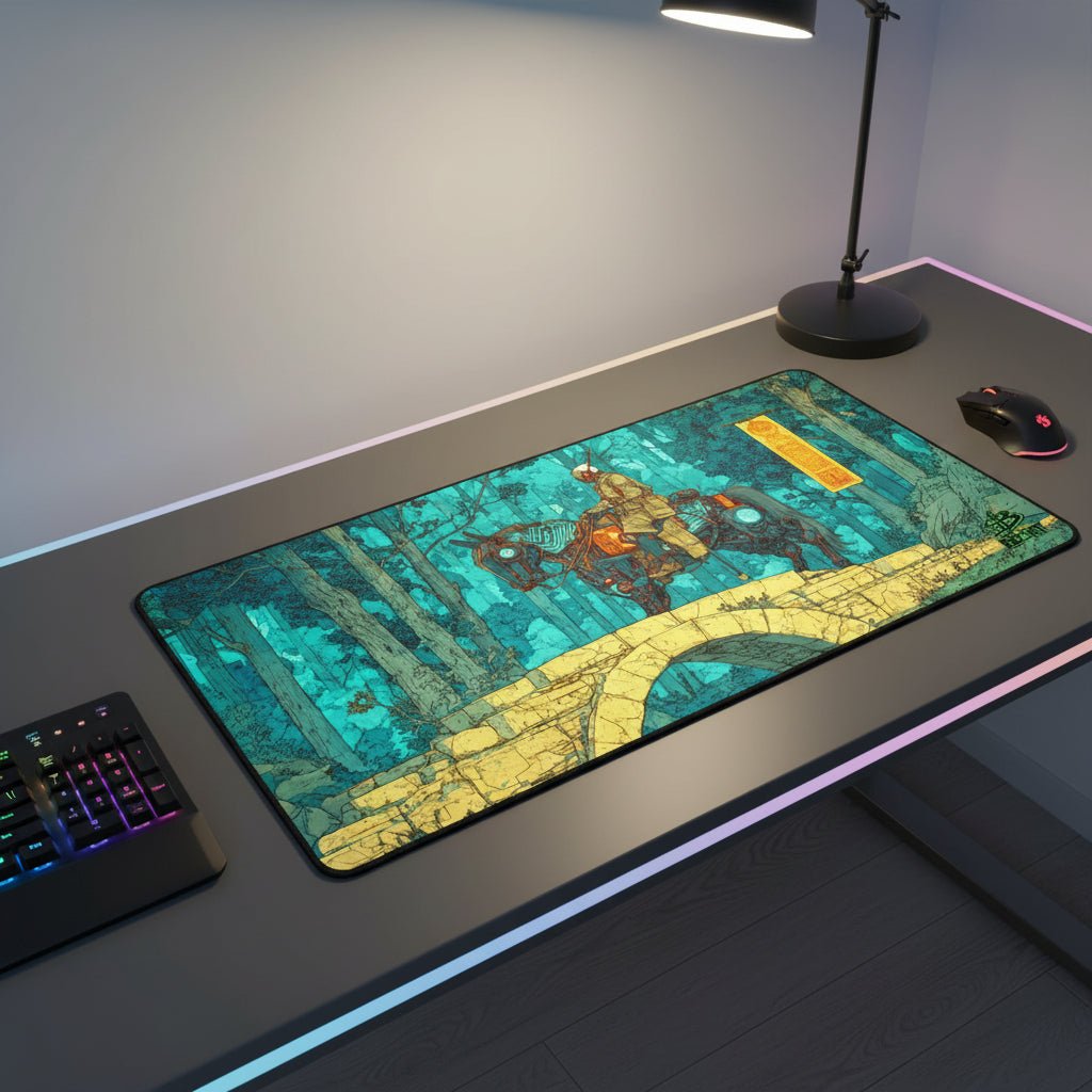Warden of the Iron Steed Desk Mat from BBairt