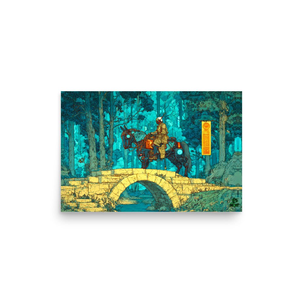 Warden of the Iron Steed - Photo Paper Poster - BBairt