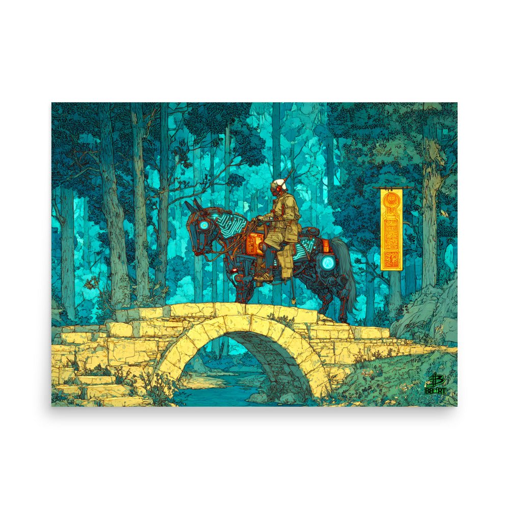 Warden of the Iron Steed - Photo Paper Poster - BBairt