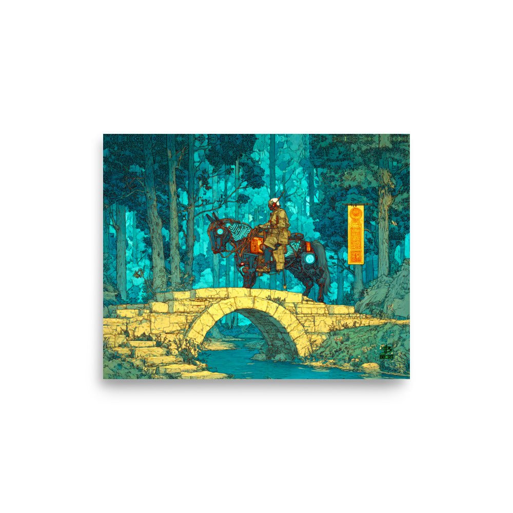 Warden of the Iron Steed - Photo Paper Poster - BBairt