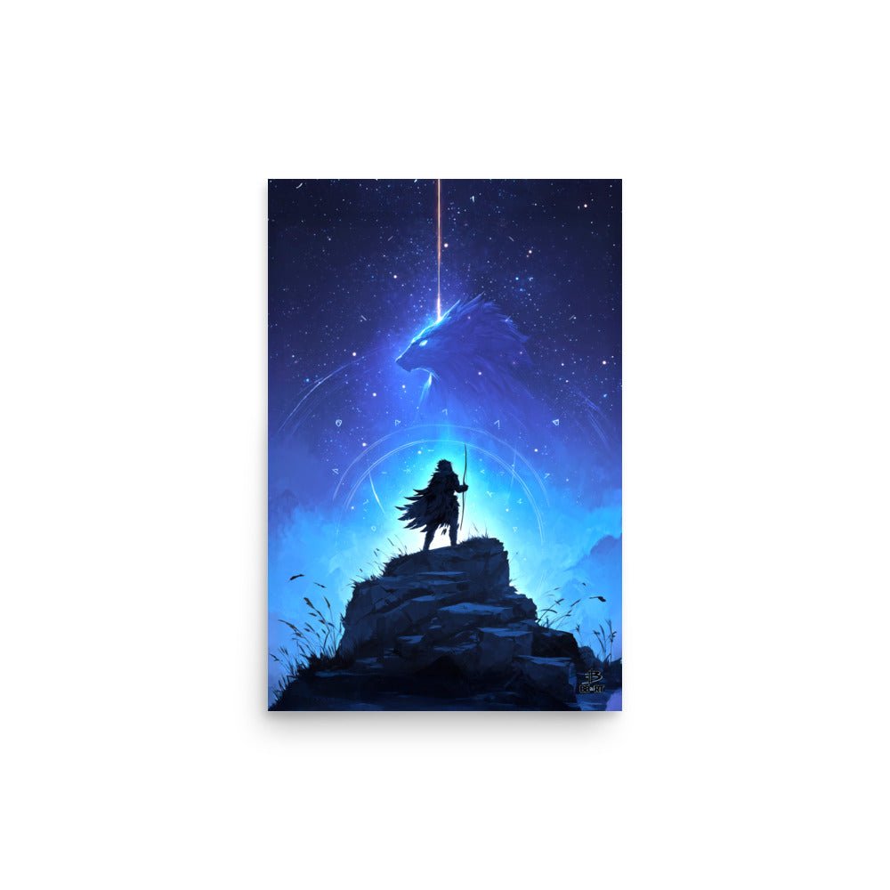 Watcher of the Wolf Star – Photo Paper Poster - BBairt