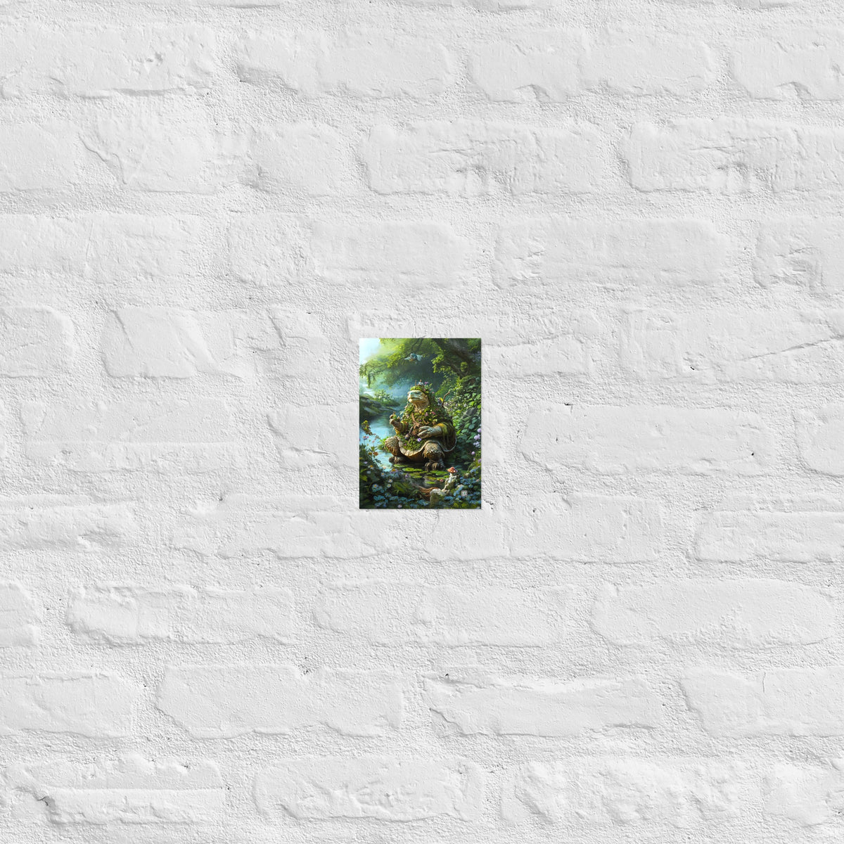 Wiseheart the Druid Turtle - Matte Poster - BBairt