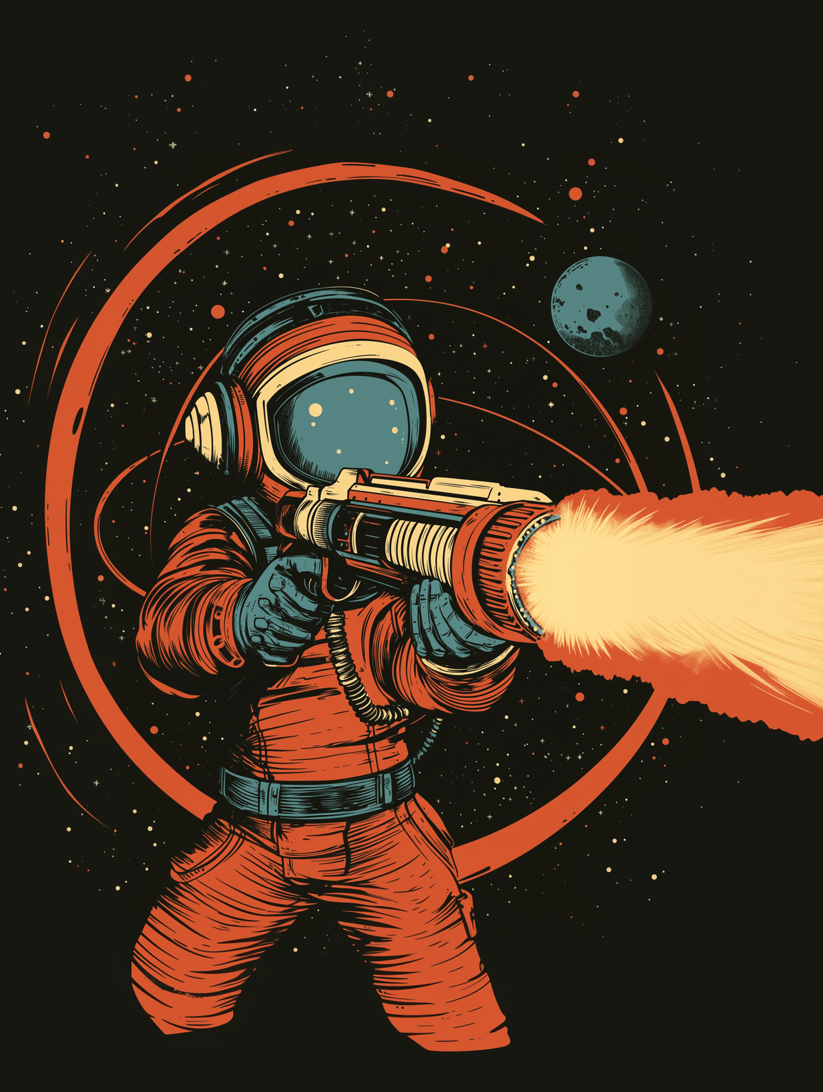 Retro Nova Chronicles - BBairt retro sci-fi t-shirts