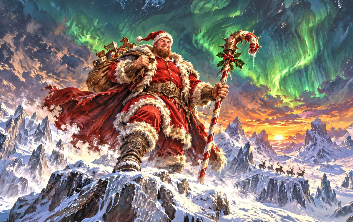 Big Ed – Under the Northern Lights – Photo Paper Poster