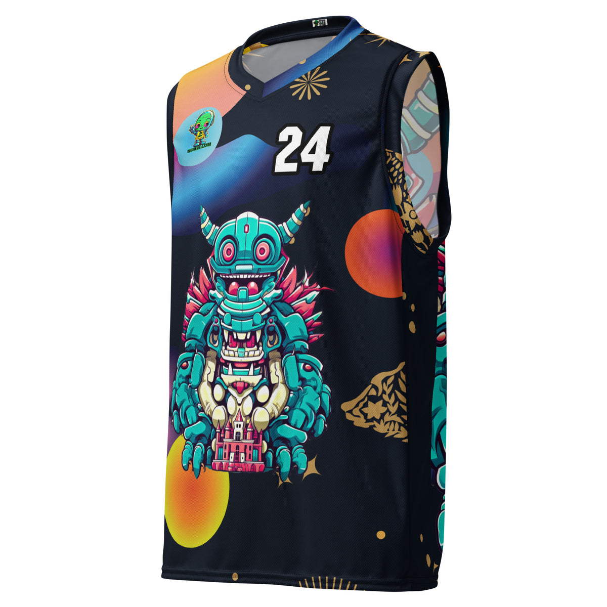 Toy Town Watchman - Recycled unisex basketball jersey - Nebula Night
