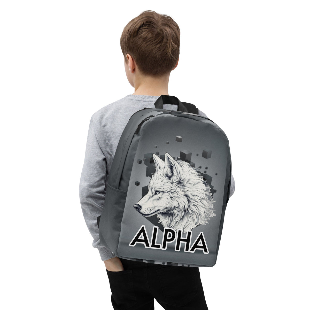 Alpha Wolf - Minimalist Backpack - BBairt