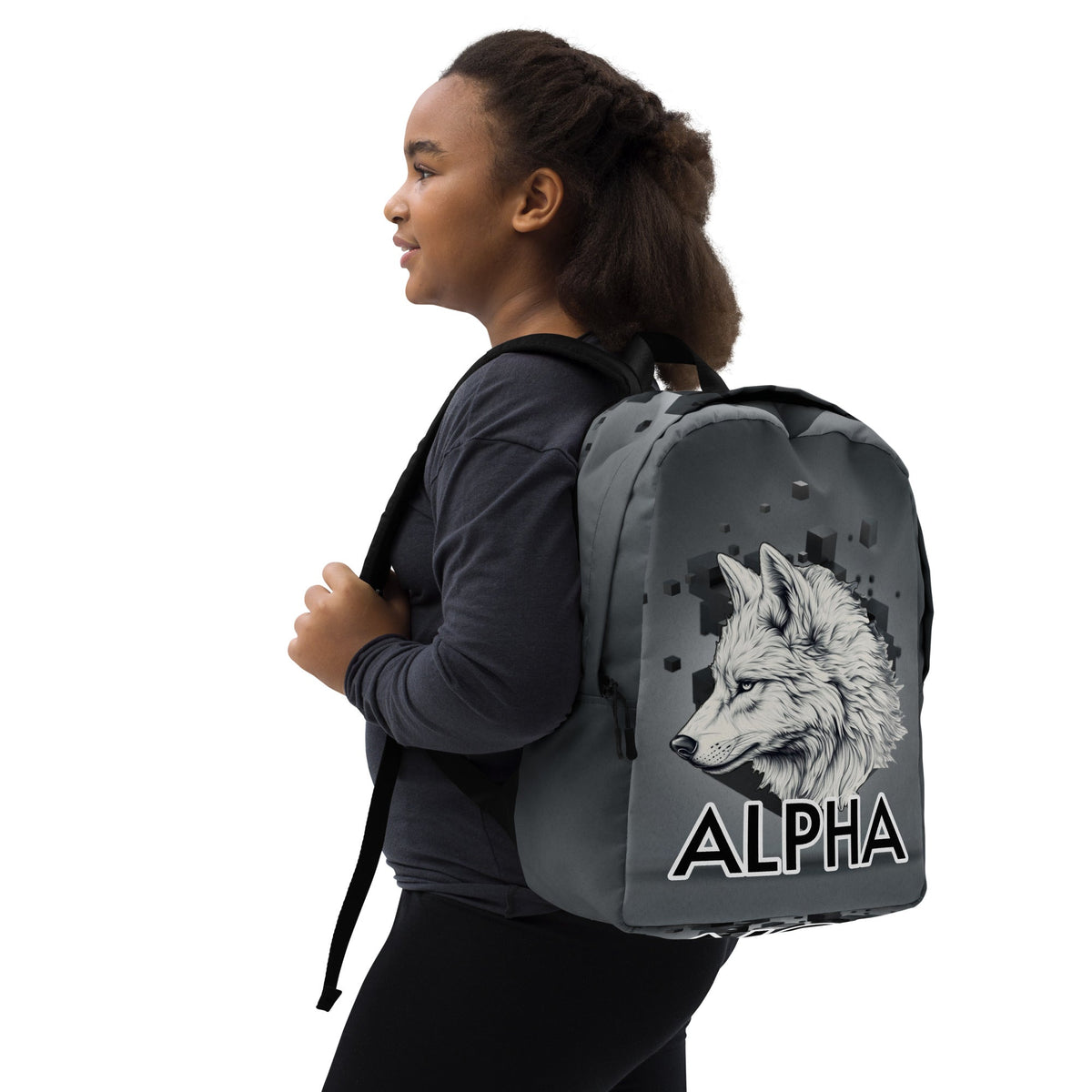Alpha Wolf - Minimalist Backpack - BBairt