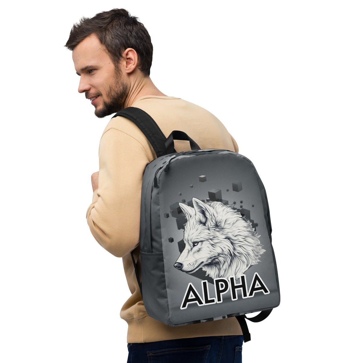 Alpha Wolf - Minimalist Backpack - BBairt