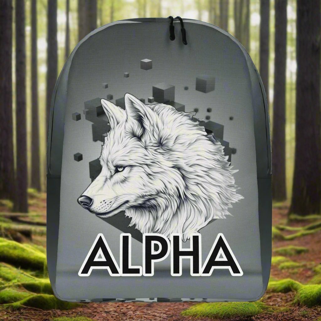 Alpha Wolf - Minimalist Backpack - BBairt