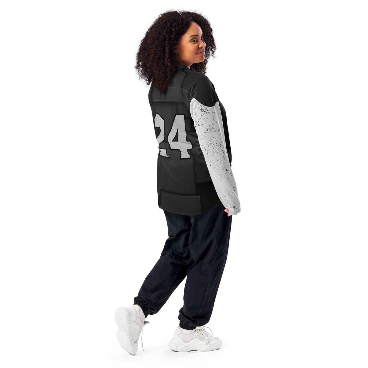 Alpha Wolf - Recycled hockey fan jersey - BBairt