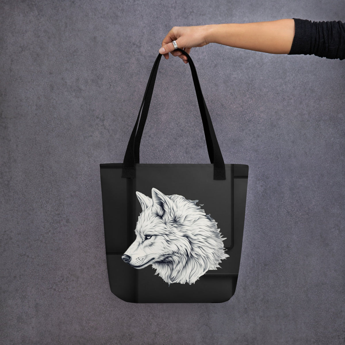 Alpha Wolf - Tote bag - BBairt
