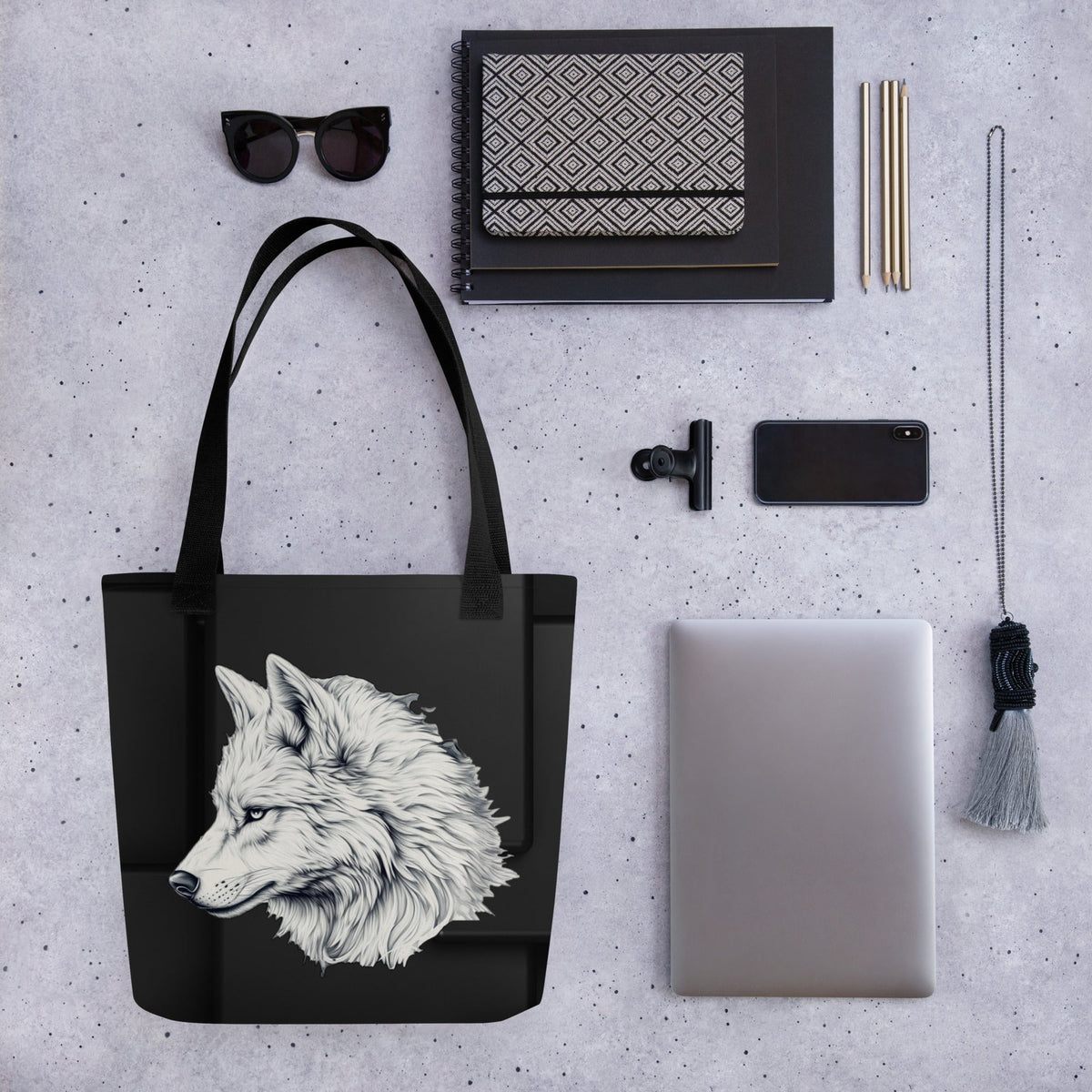 Alpha Wolf - Tote bag - BBairt