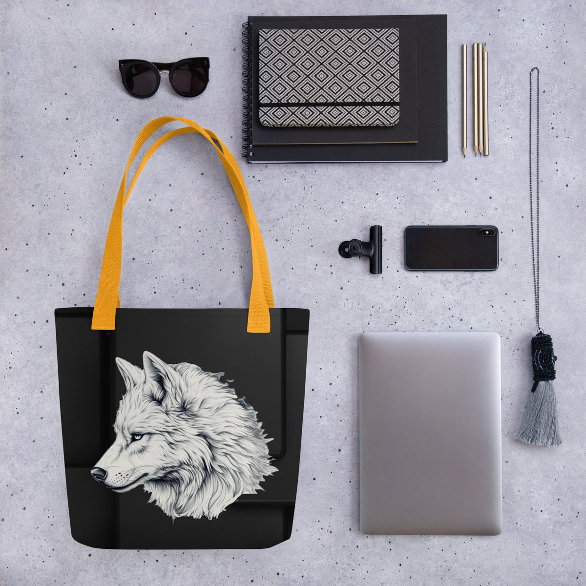Alpha Wolf - Tote bag - BBairt