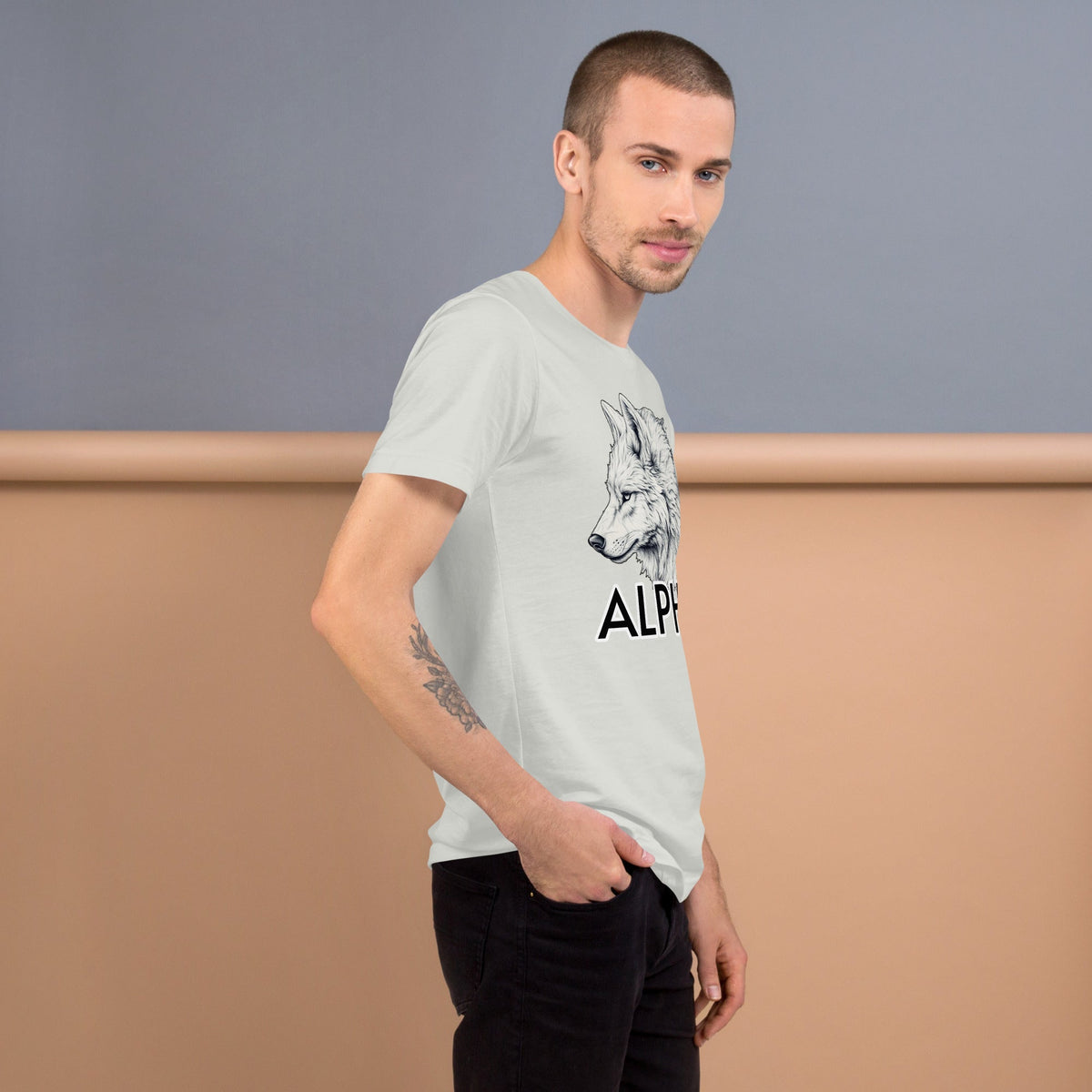 Alpha Wolf - Unisex t-shirt - BBairt