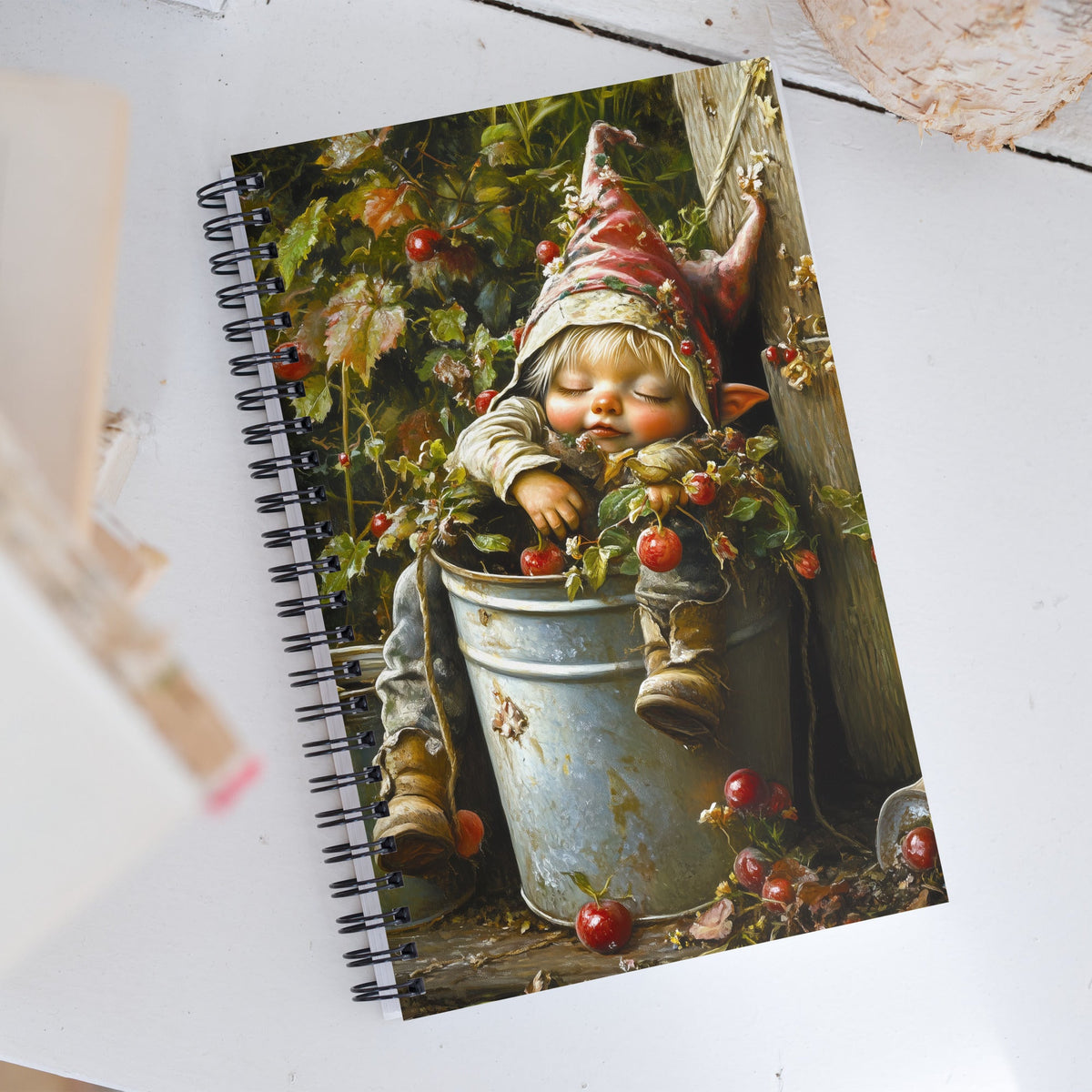 Apple Harvest Spiral Notebook - Mythic Jheyz Collection - BBairt