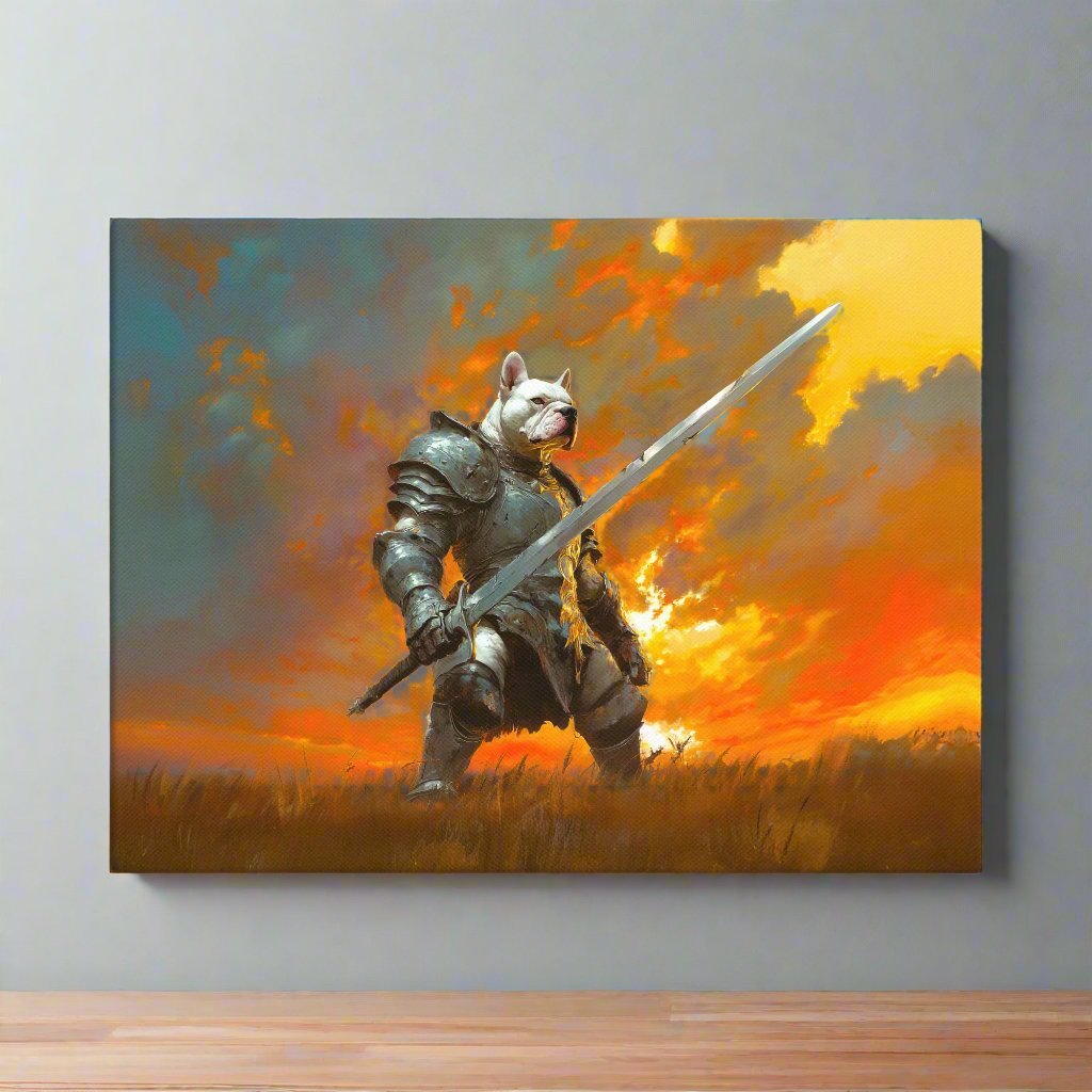 Ashenblade the Valiant – Canvas Print - BBairt