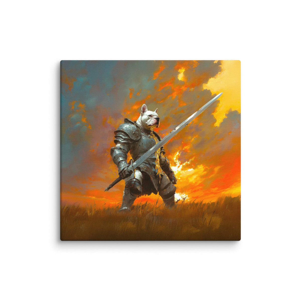 Ashenblade the Valiant – Canvas Print - BBairt