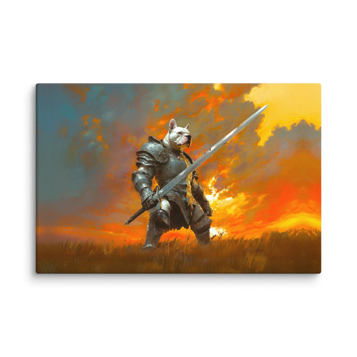 Ashenblade the Valiant – Canvas Print - BBairt