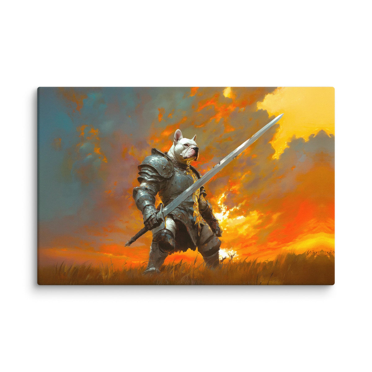 Ashenblade the Valiant – Canvas Print - BBairt