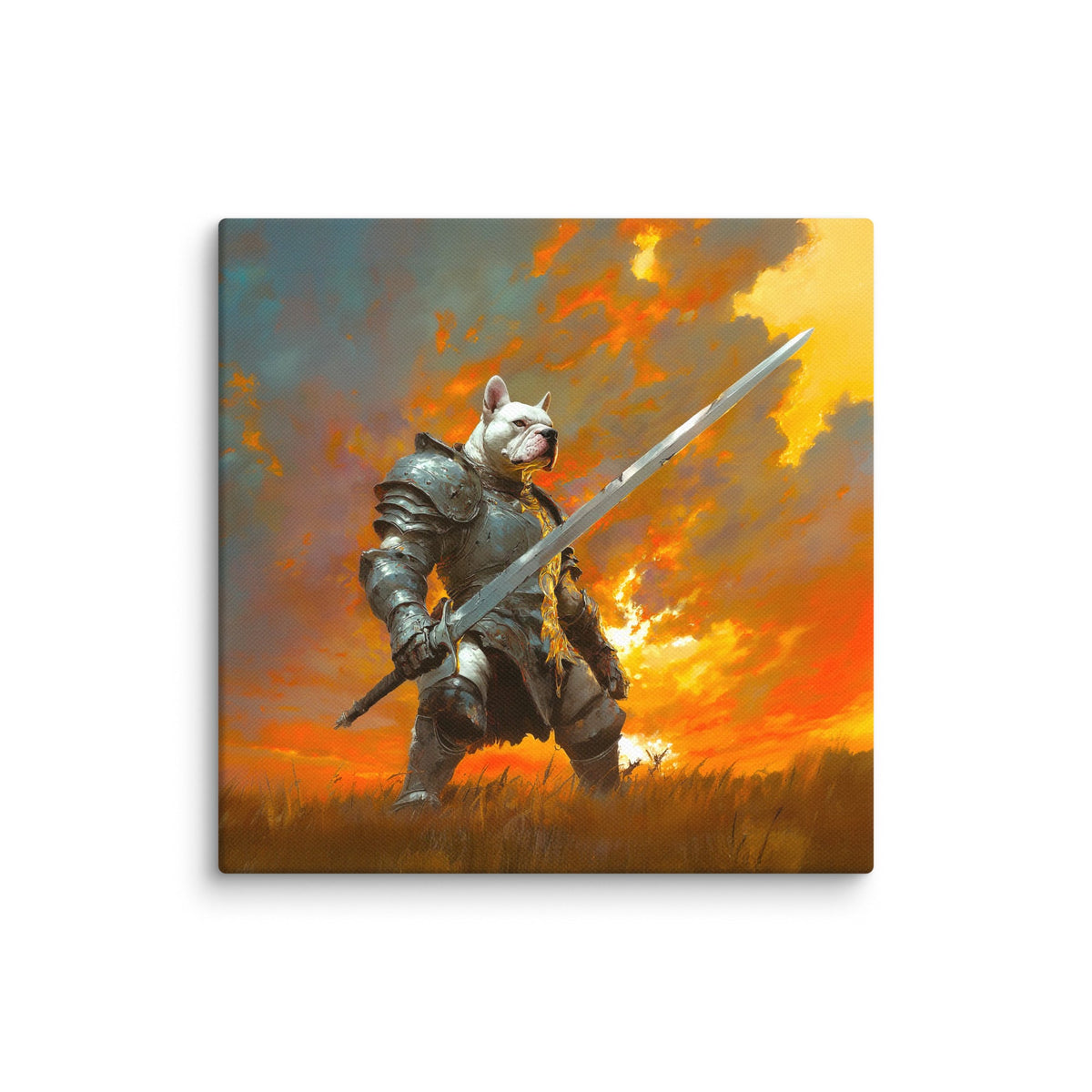 Ashenblade the Valiant – Canvas Print - BBairt