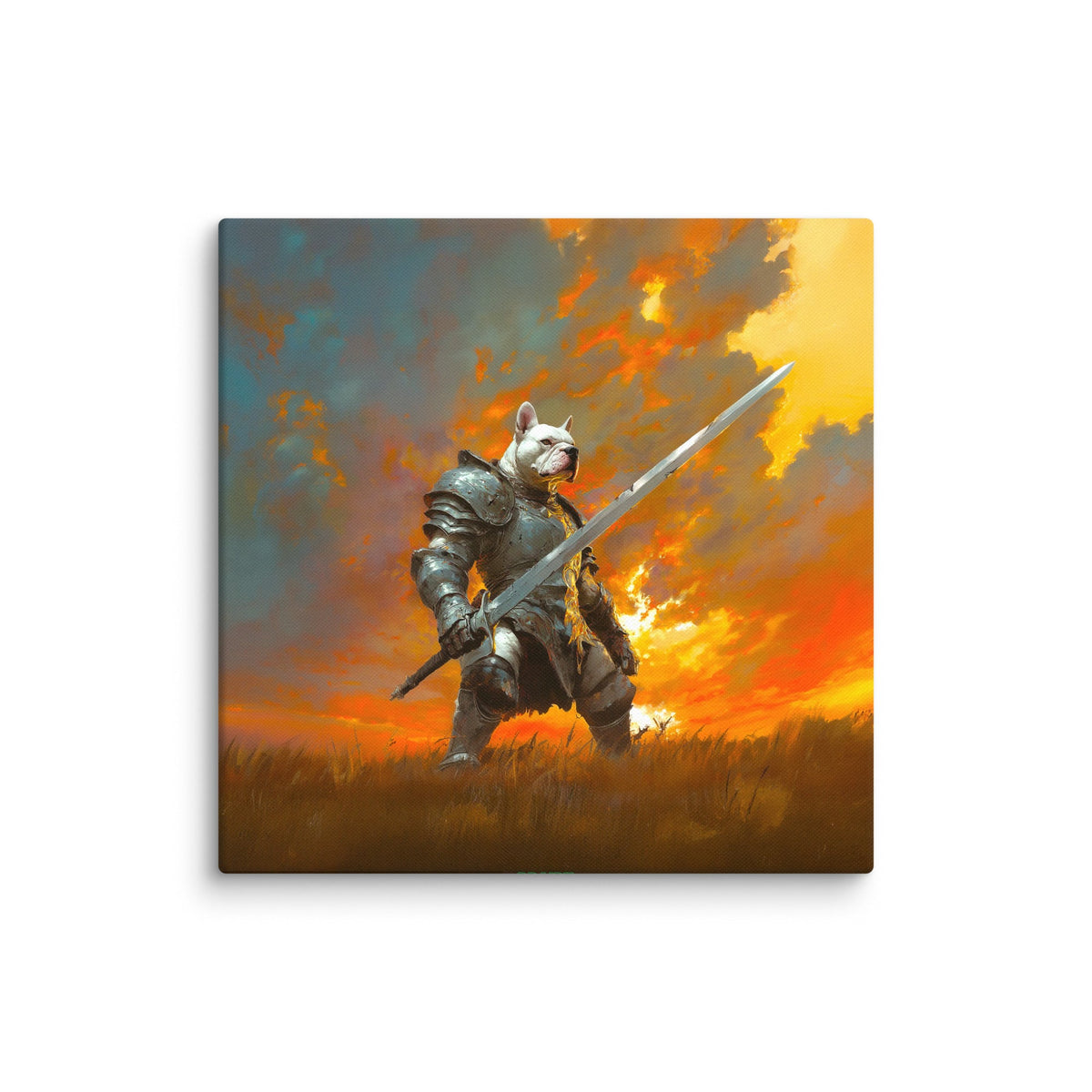 Ashenblade the Valiant – Canvas Print - BBairt