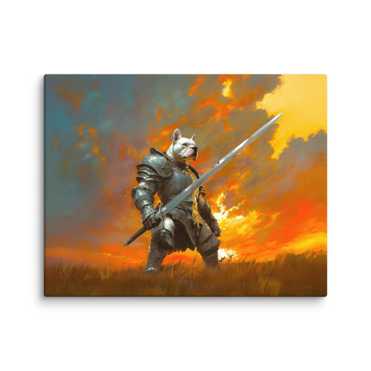 Ashenblade the Valiant – Canvas Print - BBairt