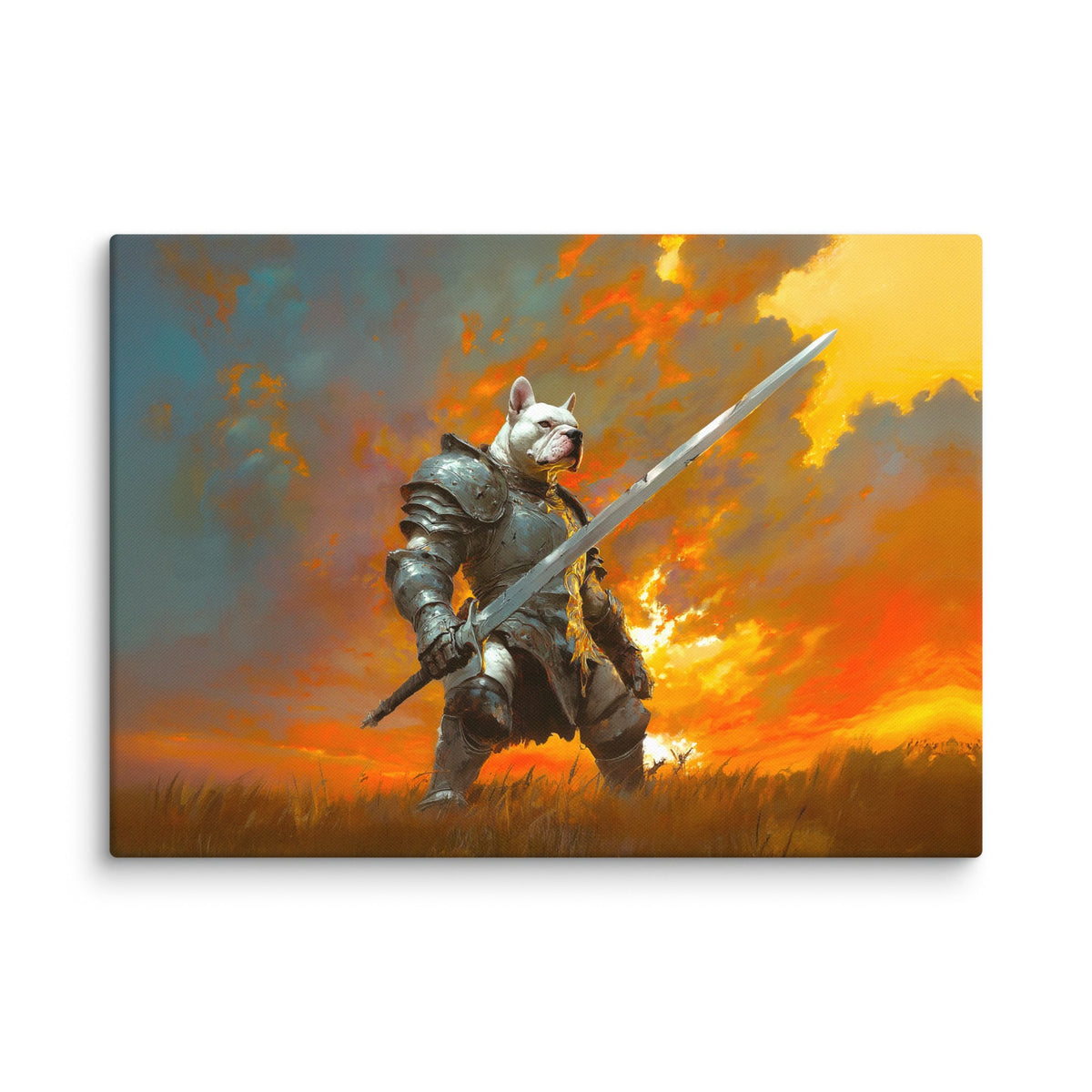 Ashenblade the Valiant – Canvas Print - BBairt