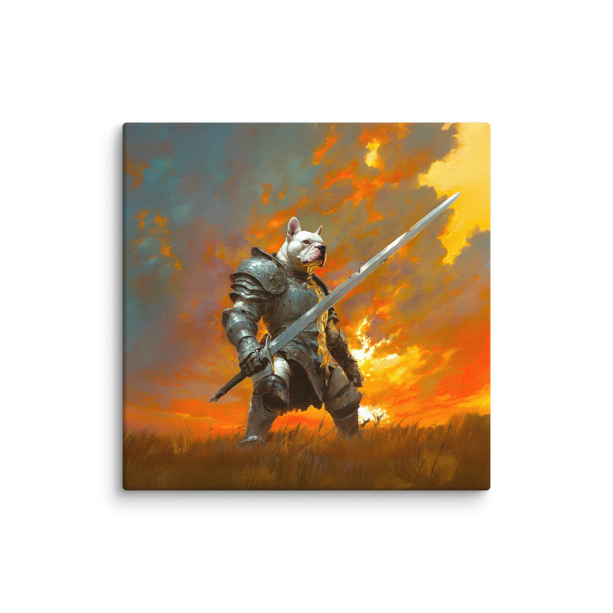 Ashenblade the Valiant – Canvas Print - BBairt