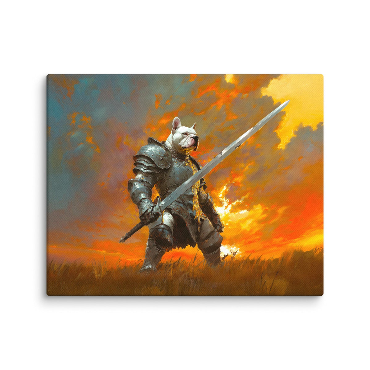 Ashenblade the Valiant – Canvas Print - BBairt