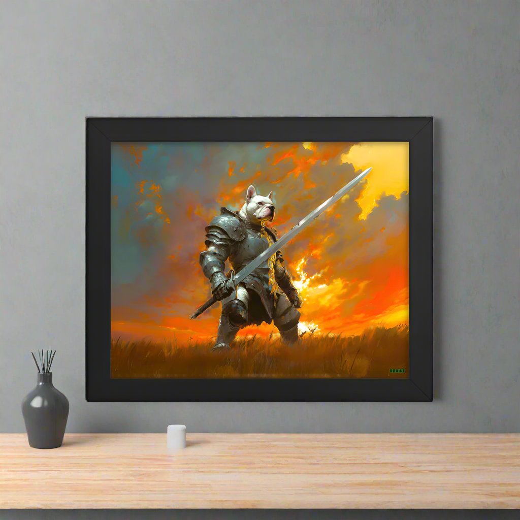 Ashenblade the Valiant – Framed Matte Poster - BBairt