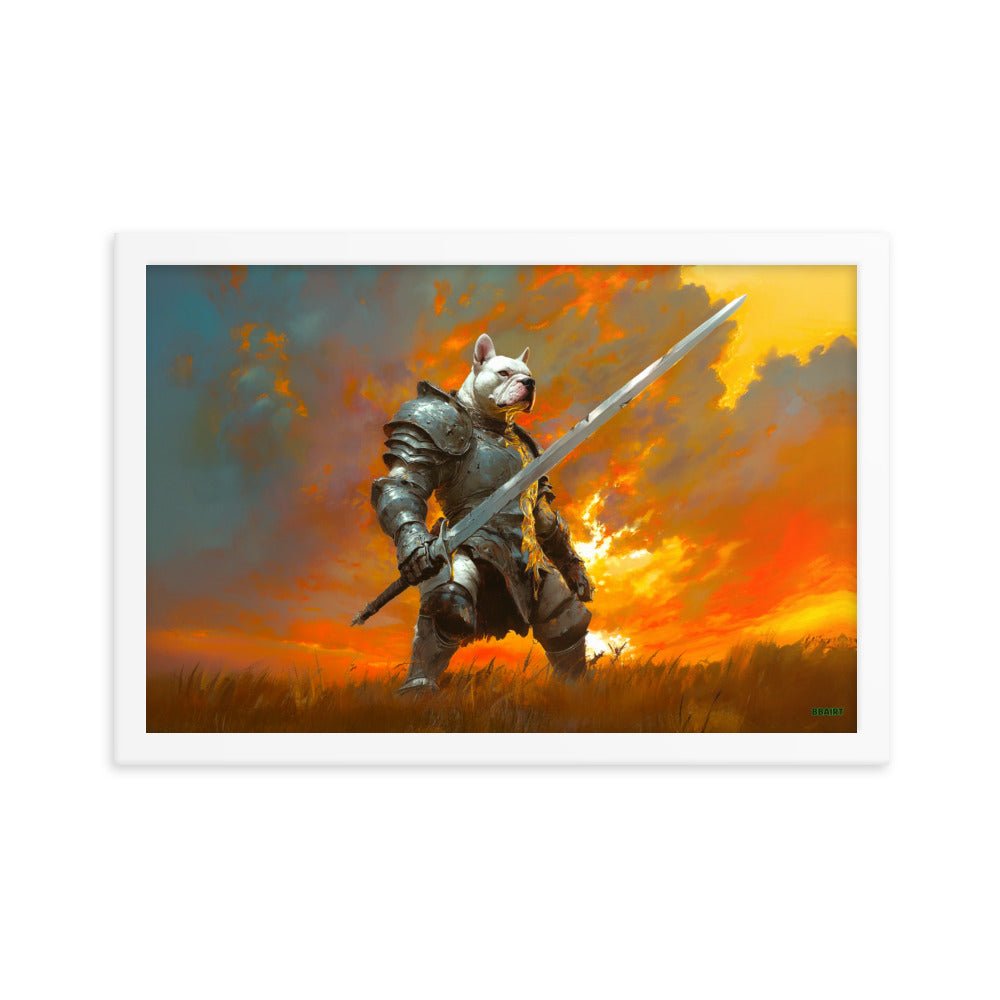 Ashenblade the Valiant – Framed Matte Poster - BBairt