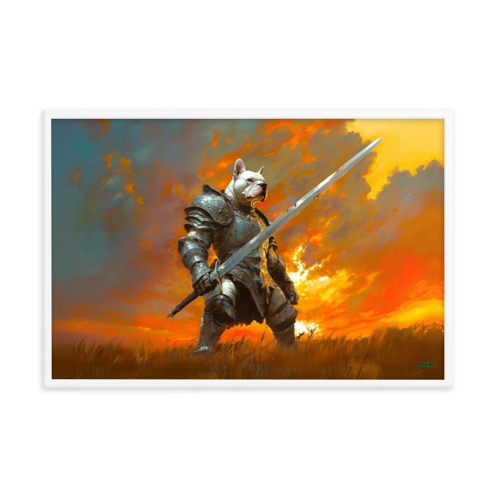 Ashenblade the Valiant – Framed Matte Poster - BBairt